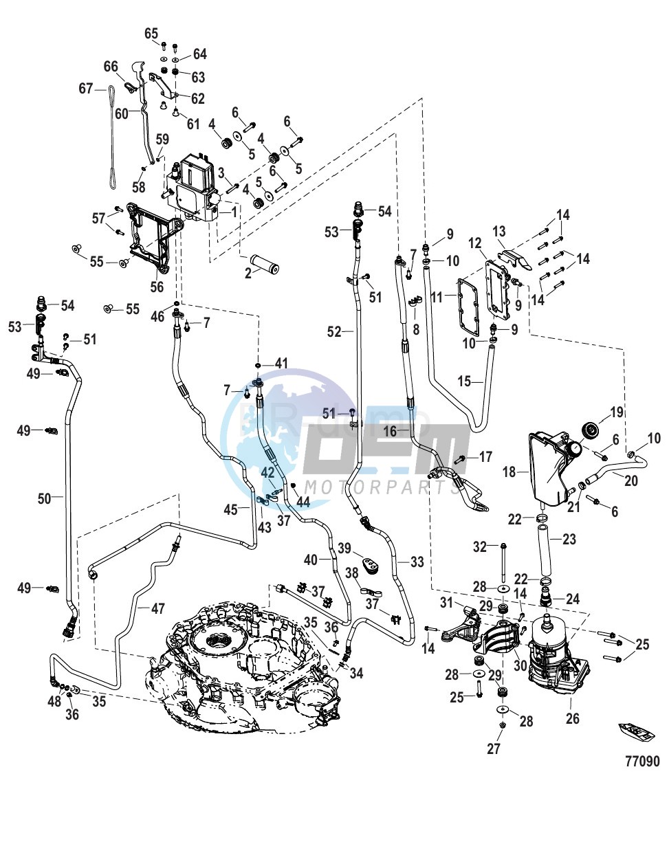 Power Steering Pump and Hoses