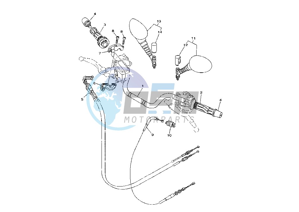 STEERING HANDLE -CABLE