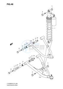 LT-Z400 (E19) drawing SUSPENSION ARM