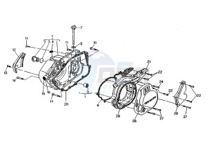 ROADSTER 125 drawing CRANKCASE COVER