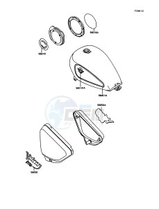 VN 750 A [VULCAN 750] (A10-A14) [VULCAN 750] drawing DECALS-- EBONY_SILVER- -