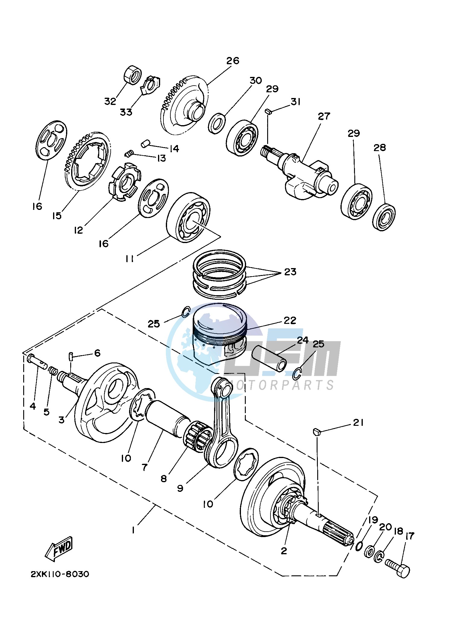 CRANKSHAFT & PISTON