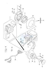 DF 25 V-Twin drawing Concealed Remocon (1) Remote Control