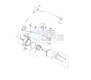 YP R X-MAX 125 drawing STARTING MOTOR