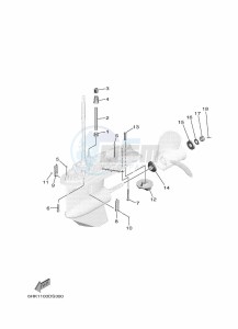 F90D drawing PROPELLER-HOUSING-AND-TRANSMISSION-2