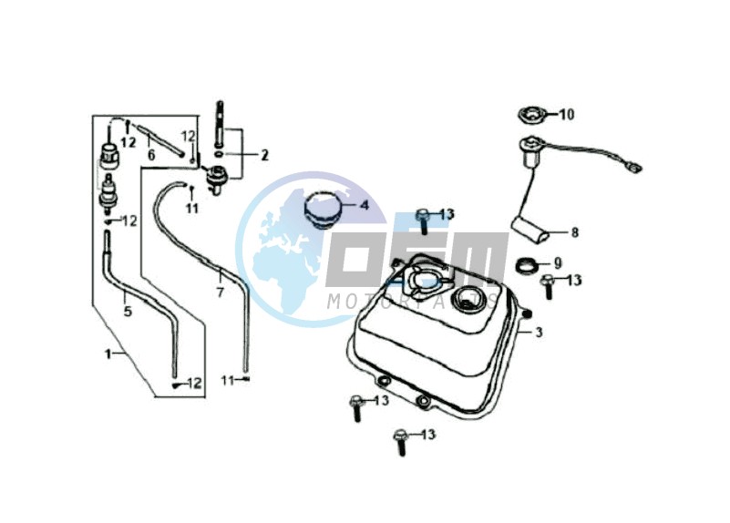 FUEL TANK - FUEL CUT