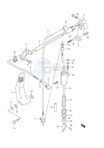 DF 9.9 drawing Clutch Non-Remote Control