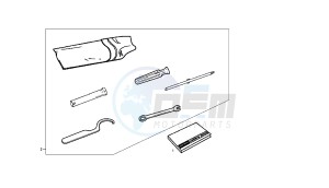 GP1 - 125 CC VTHPS1A1A EU2 drawing ACCESSORIES