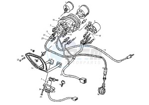 GPR REPLICA - 50 cc drawing DASHBOARD UNIT