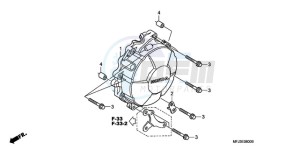 CBR600RR9 BR / MME - (BR / MME) drawing GENERATOR COVER