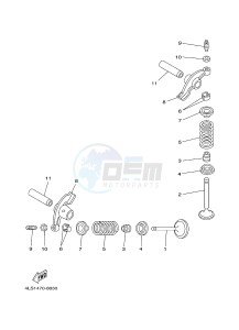 TT-R125 TT-R125LW (19CR) drawing VALVE