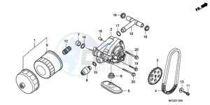 VT750CA9 KO / MK ST drawing OIL PUMP