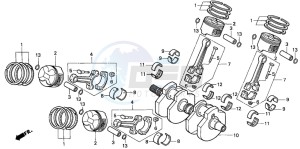 VF750C drawing CRANKSHAFT/PISTON