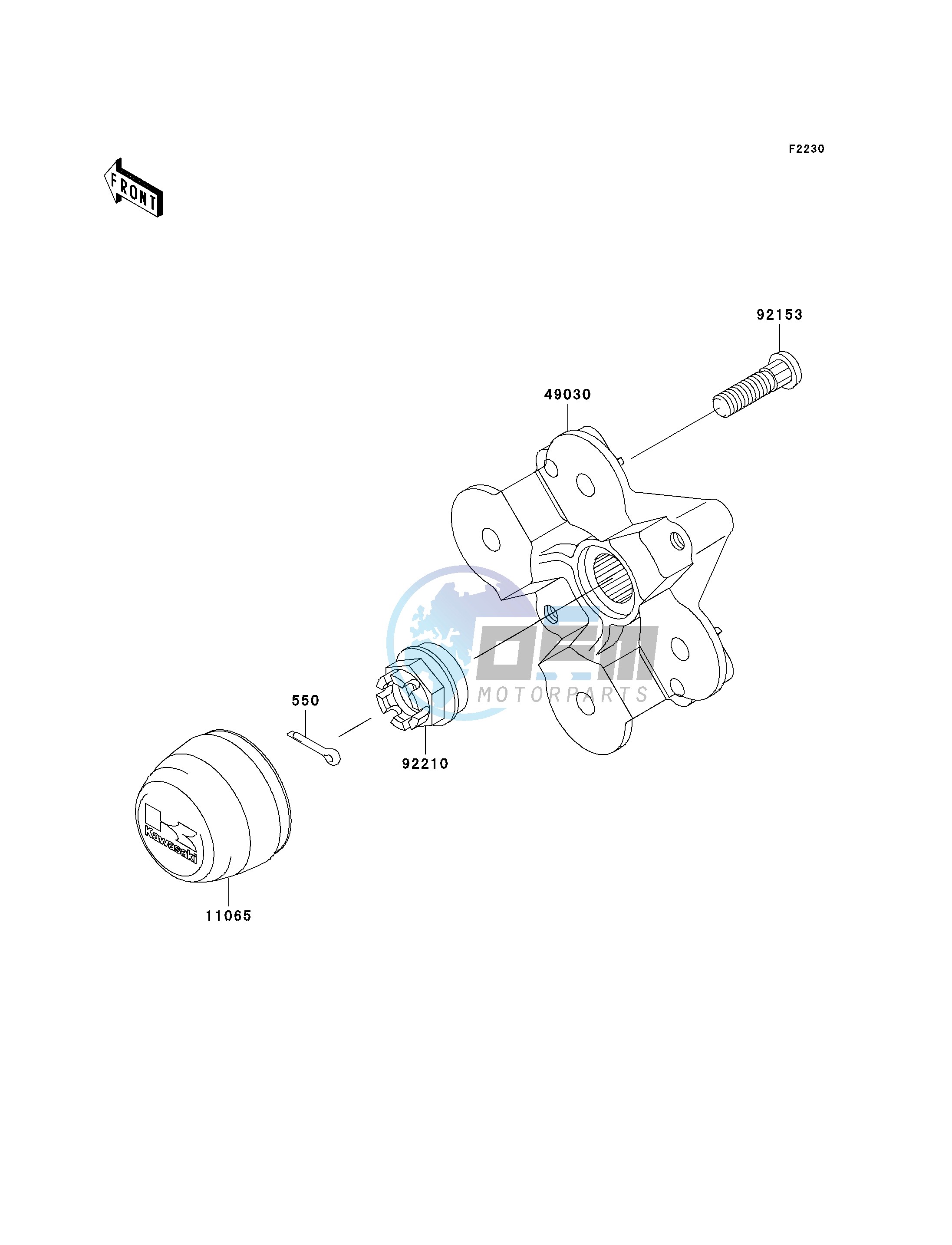 FRONT HUB