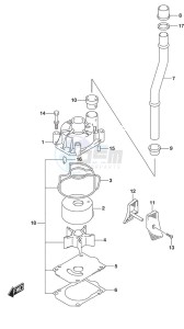 DF 150 drawing Water Pump