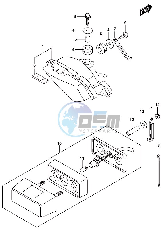 REAR COMBINATION LAMP