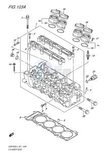 GSR750Z EU drawing CYLINDER HEAD