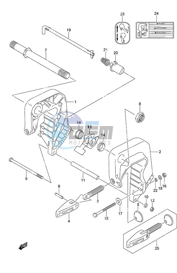 Clamp Bracket Remote Control