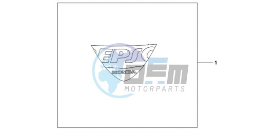 EPSO STICKER FIREBLADE WS