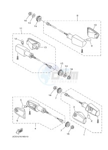 YB125 (2CS7) drawing FLASHER LIGHT