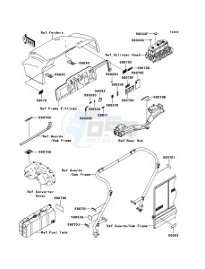 MULE 3010 TRANS 4x4 DIESEL KAF950C7F EU drawing Labels