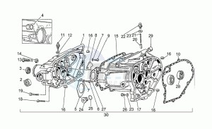 Targa 750 drawing Transmission cage