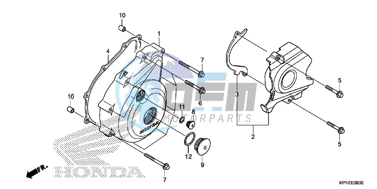 LEFT CRANKCASE COVER