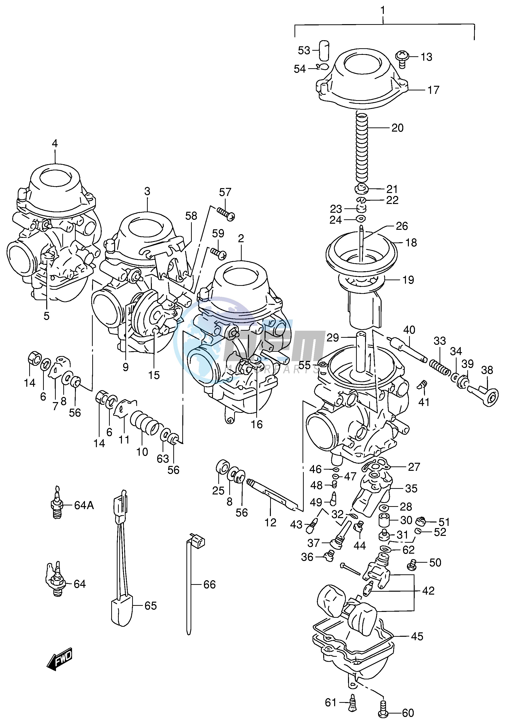 CARBURETOR (MODEL T V W)