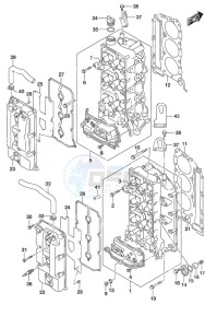 DF 250 drawing Cylinder Head