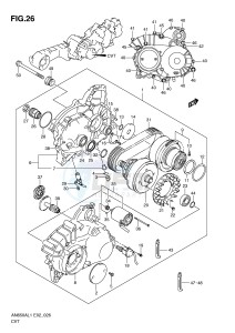 AN650 (E2) Burgman drawing CVT