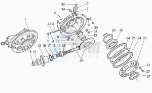 California 1100 Stone - Metal PI Special Sport/Al. PI drawing Transmission complete II