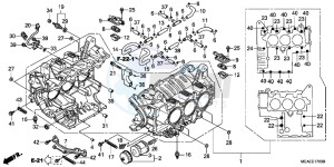 GL1800C drawing CYLINDER BLOCK