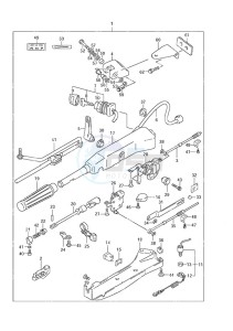 DF 90A drawing Tiller Handle