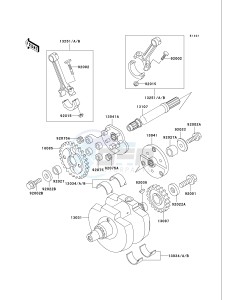 VN 750 A [VULCAN 750] (A20-A21) [VULCAN 750] drawing CRANKSHAFT