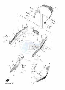 NIKEN GT MXT850D (B5B9) drawing SIDE COVER