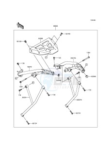 ER-6N ER650EDS XX (EU ME A(FRICA) drawing Accessory(Top Case Bracket)