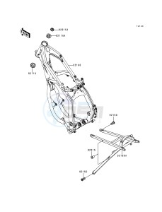 KX 250 L [KX250] (L2) [KX250] drawing FRAME