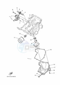 YZF320-A YZF-R3 (B2XF) drawing OIL PUMP