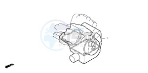 VT125C drawing GASKET KIT B