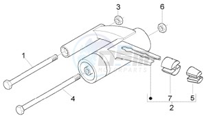 Liberty 50 2t RST ptt (CH) Switserland drawing Swinging arm