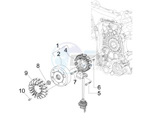 LX 50 4T-2V 25Kmh NL drawing Flywheel magneto