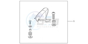 CBR1000RR9 Australia - (U / PSW) drawing CARBON FIBER HUGGER