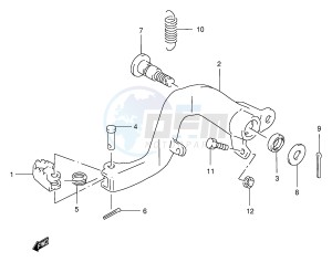 RM250 (E3-E28) drawing REAR BRAKE