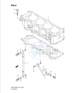 GSX1300R drawing CYLINDER