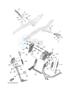 XP530E-A T-MAX (BV11) drawing STAND & FOOTREST