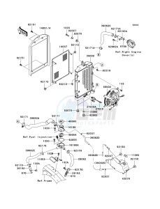 VN 1600 D [VULCAN 1600 NOMAD] (D6F-D8FA) D7F drawing RADIATOR