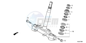 NSC110MPDC drawing STEERING STEM