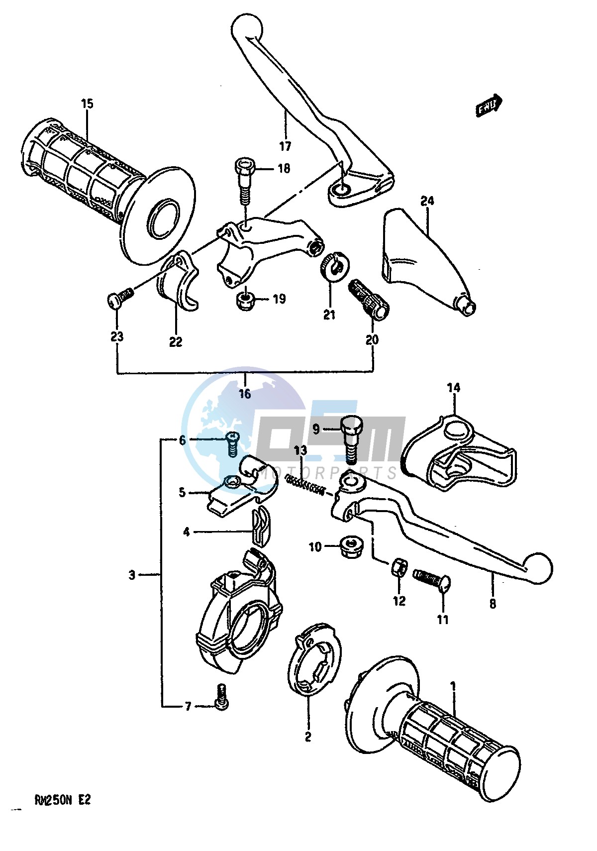 HANDLE SWITCH (MODEL K L M)