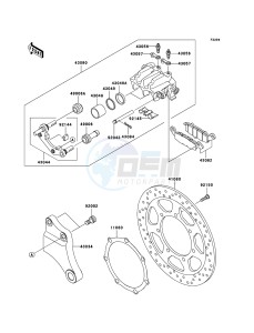 VN2000 VN2000-A2H GB XX (EU ME A(FRICA) drawing Rear Brake