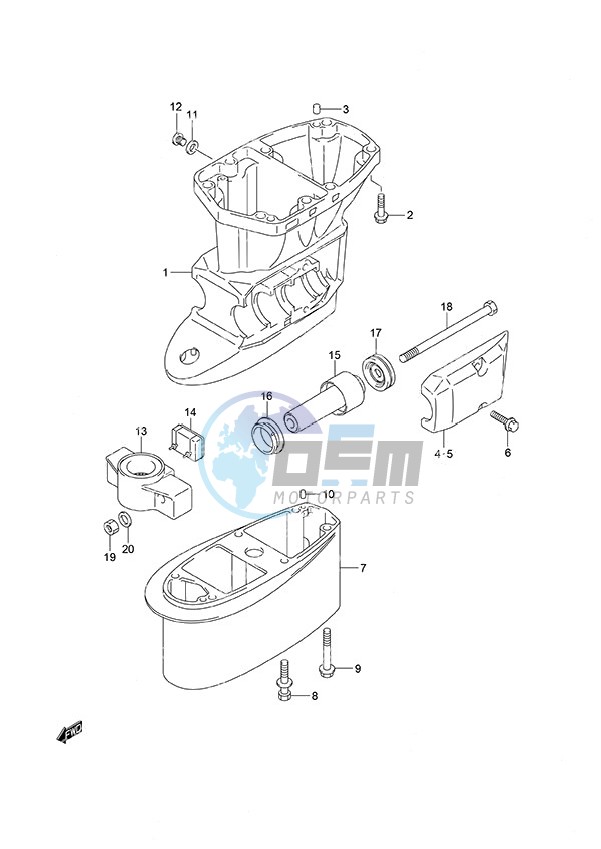 Drive Shaft Housing High Thrust